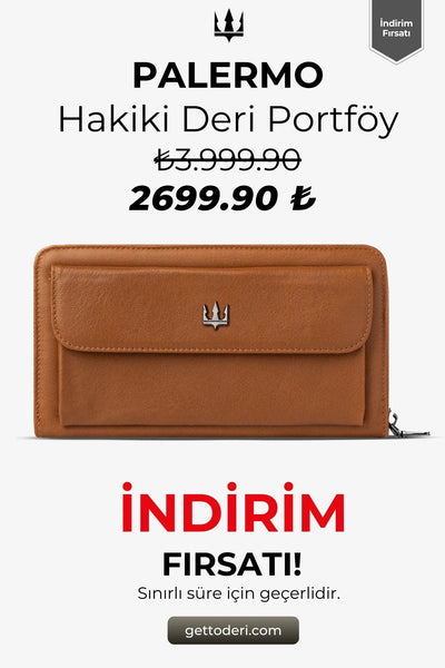 Palermo Hakiki Deri Portföy Cüzdan