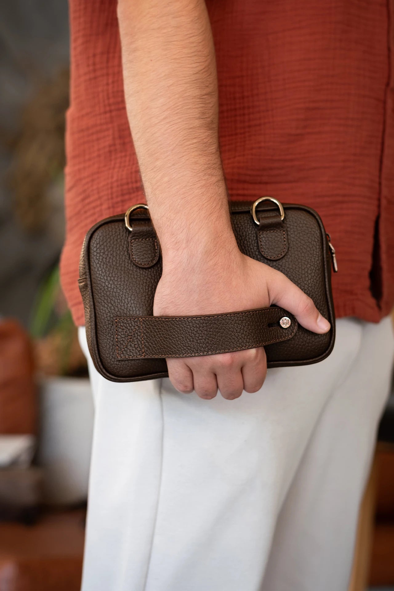 Giesto Hakiki Deri Çanta