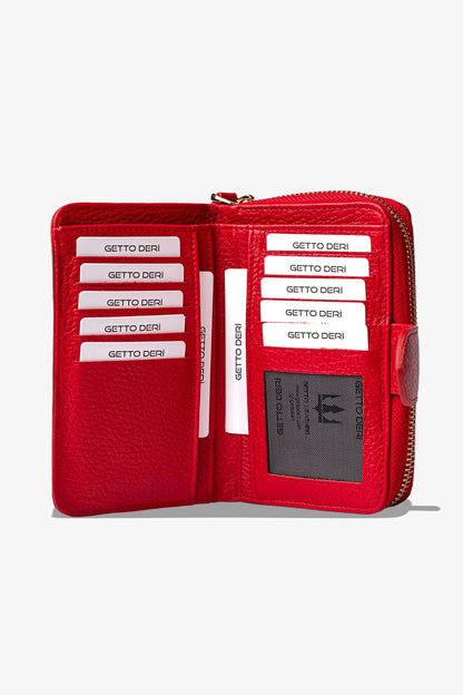 Amor Hakiki Deri Kadın Cüzdan