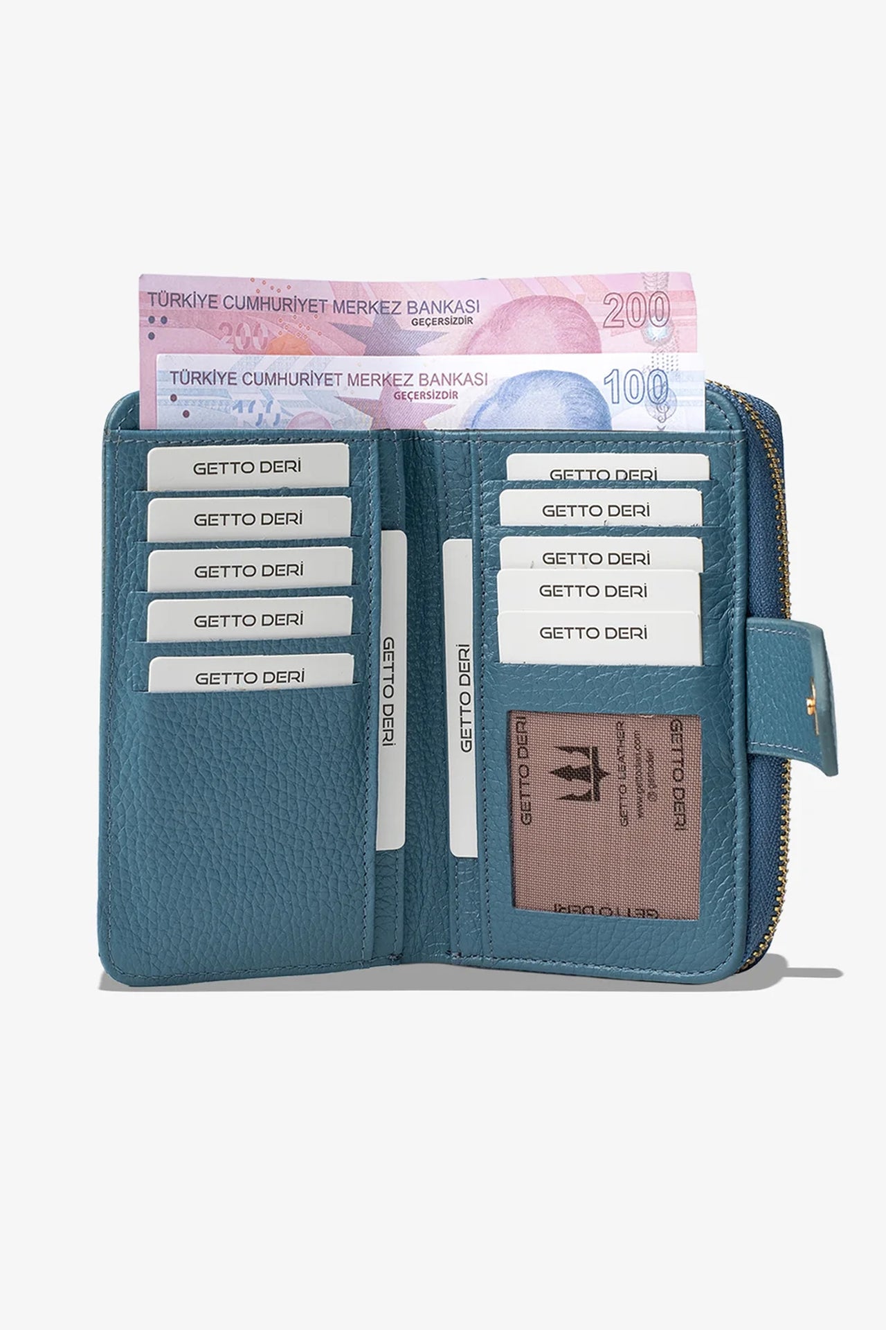 Amor Hakiki Deri Kadın Cüzdan