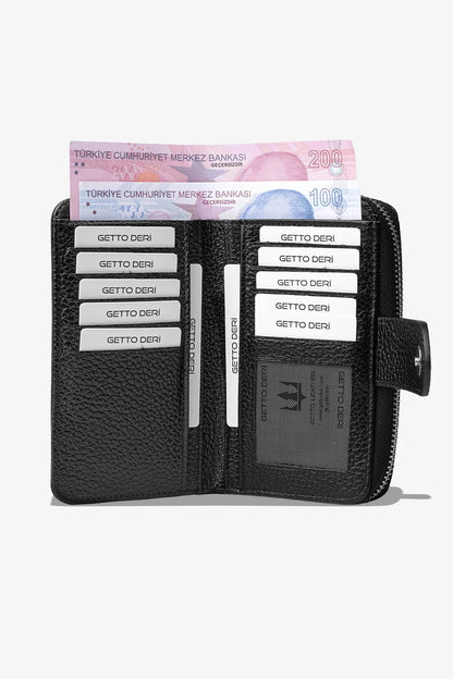 Amor Hakiki Deri Kadın Cüzdan