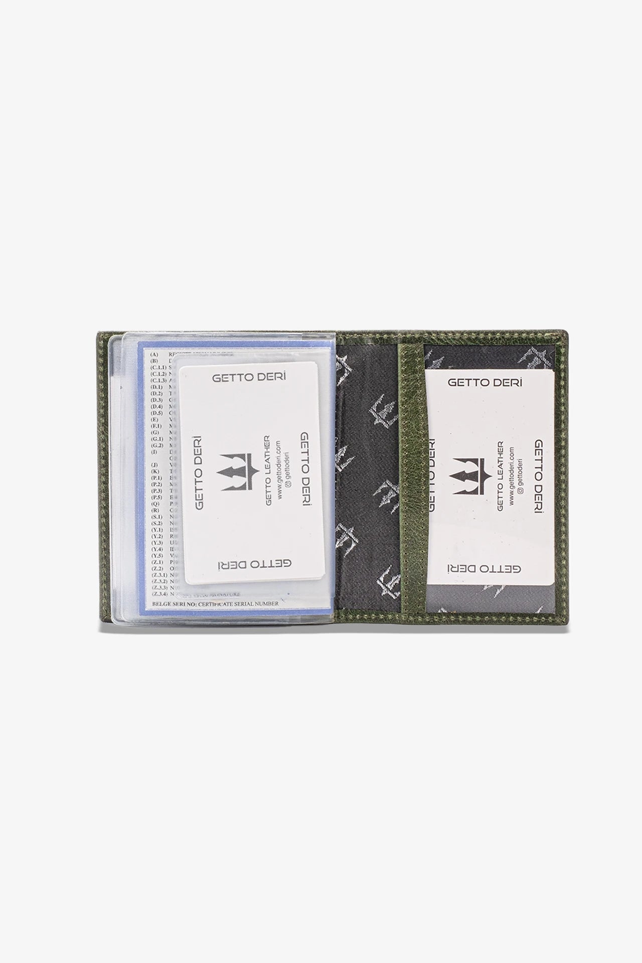 Araba Ruhsatlığı ve Anahtarlık Hakiki Deri Set