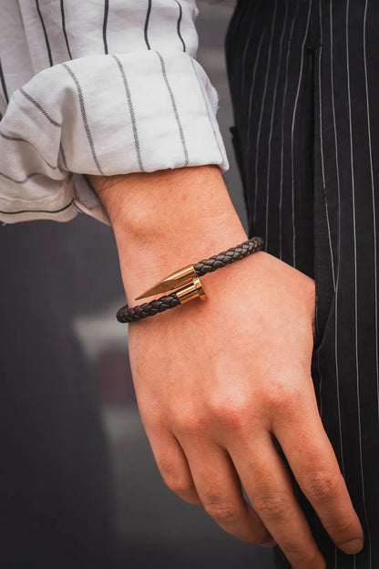 Leather Nails Bileklik