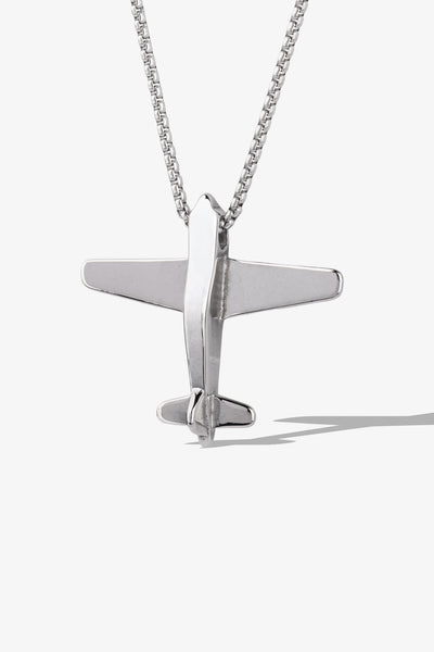 Air Plane Çelik Kolye