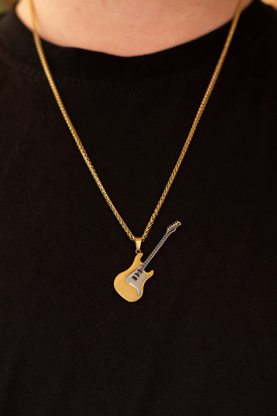 Guitar Çelik Kolye