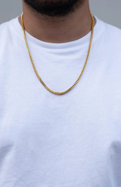 Herringbone Çelik Kolye