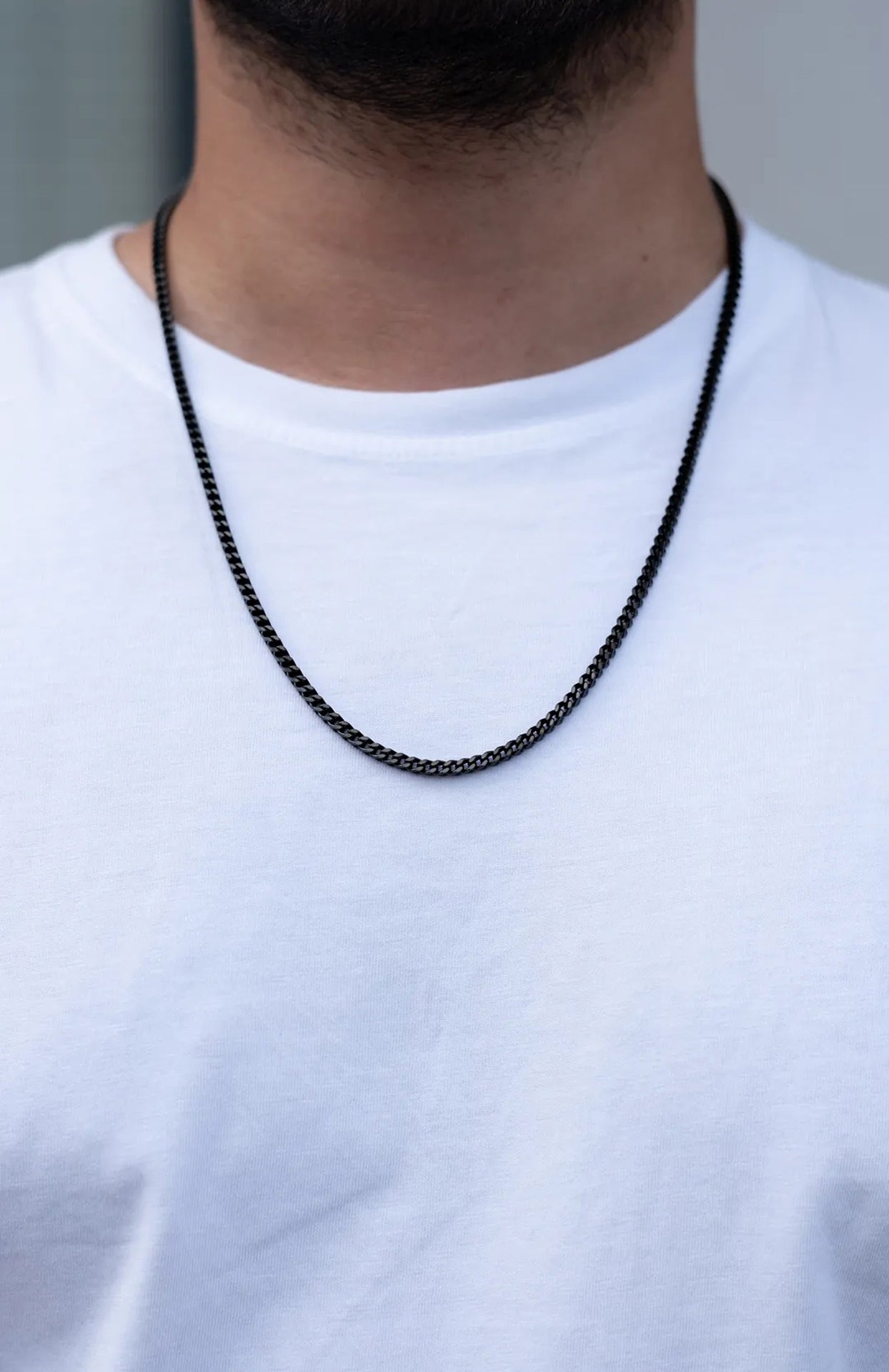 Herringbone Çelik Kolye