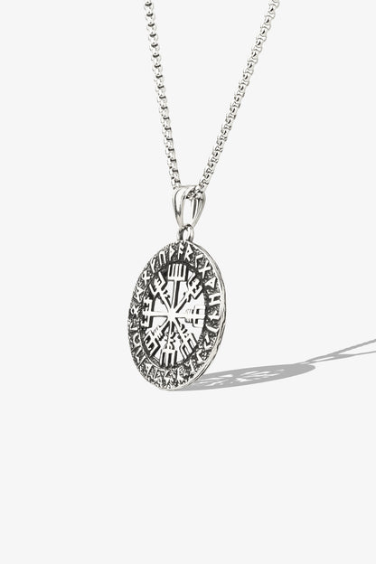 Viking Composs Çelik Kolye