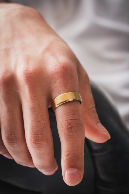 Matte Çelik Yüzük
