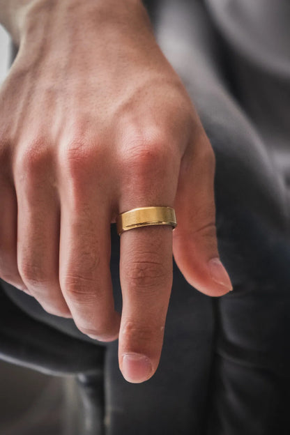 Matte Çelik Yüzük