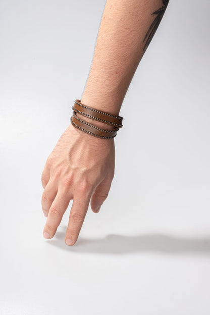 Farnes Hakiki Deri Bileklik