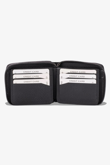 Byanca Hakiki Deri Fermuarlı Cüzdan