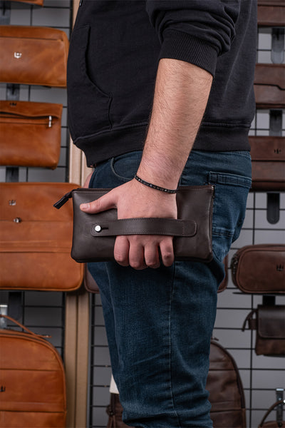 Galata Hakiki Deri El Çantası