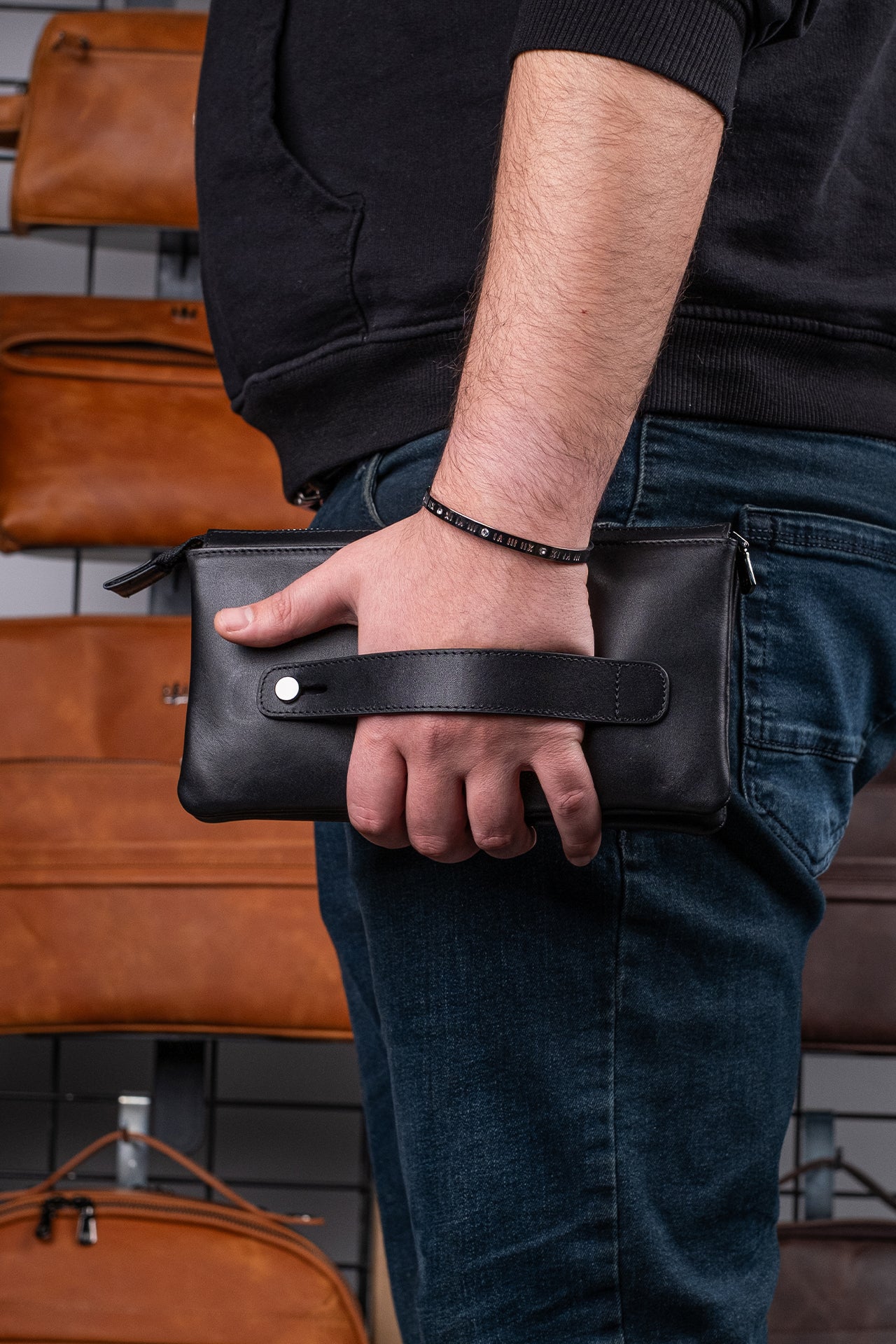 Galata Hakiki Deri El Çantası