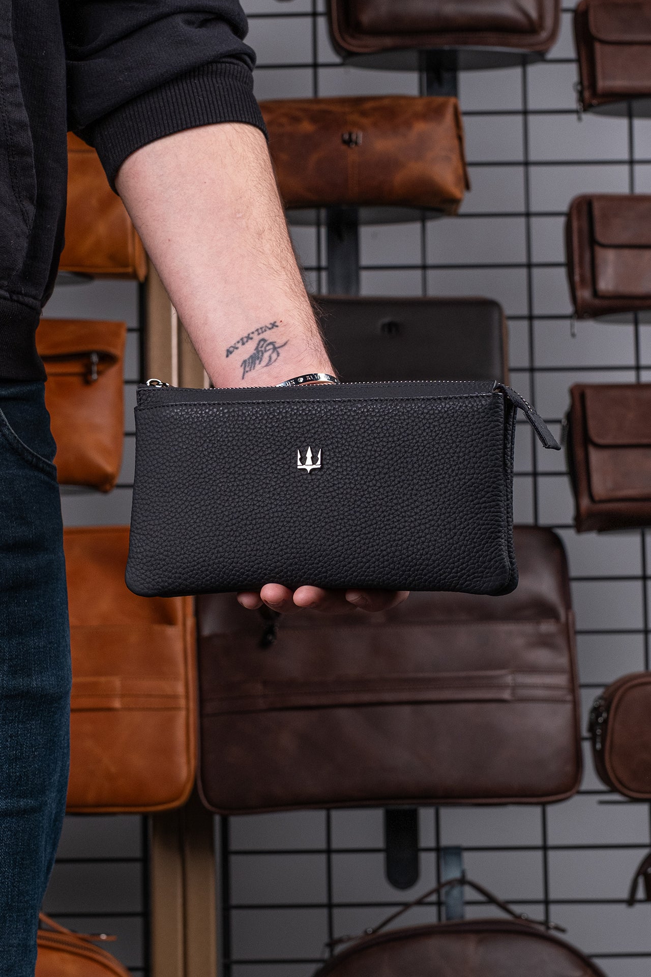 Galata Hakiki Deri El Çantası