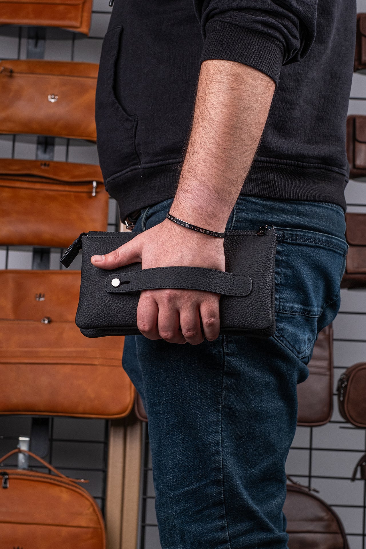 Galata Hakiki Deri El Çantası