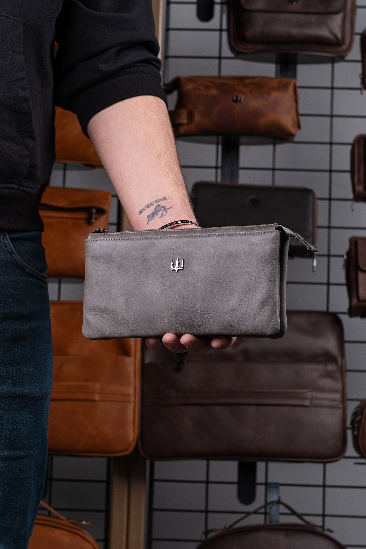 Galata Hakiki Deri El Çantası