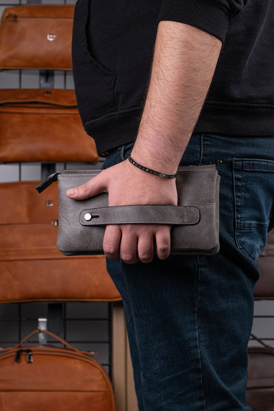 Galata Hakiki Deri El Çantası