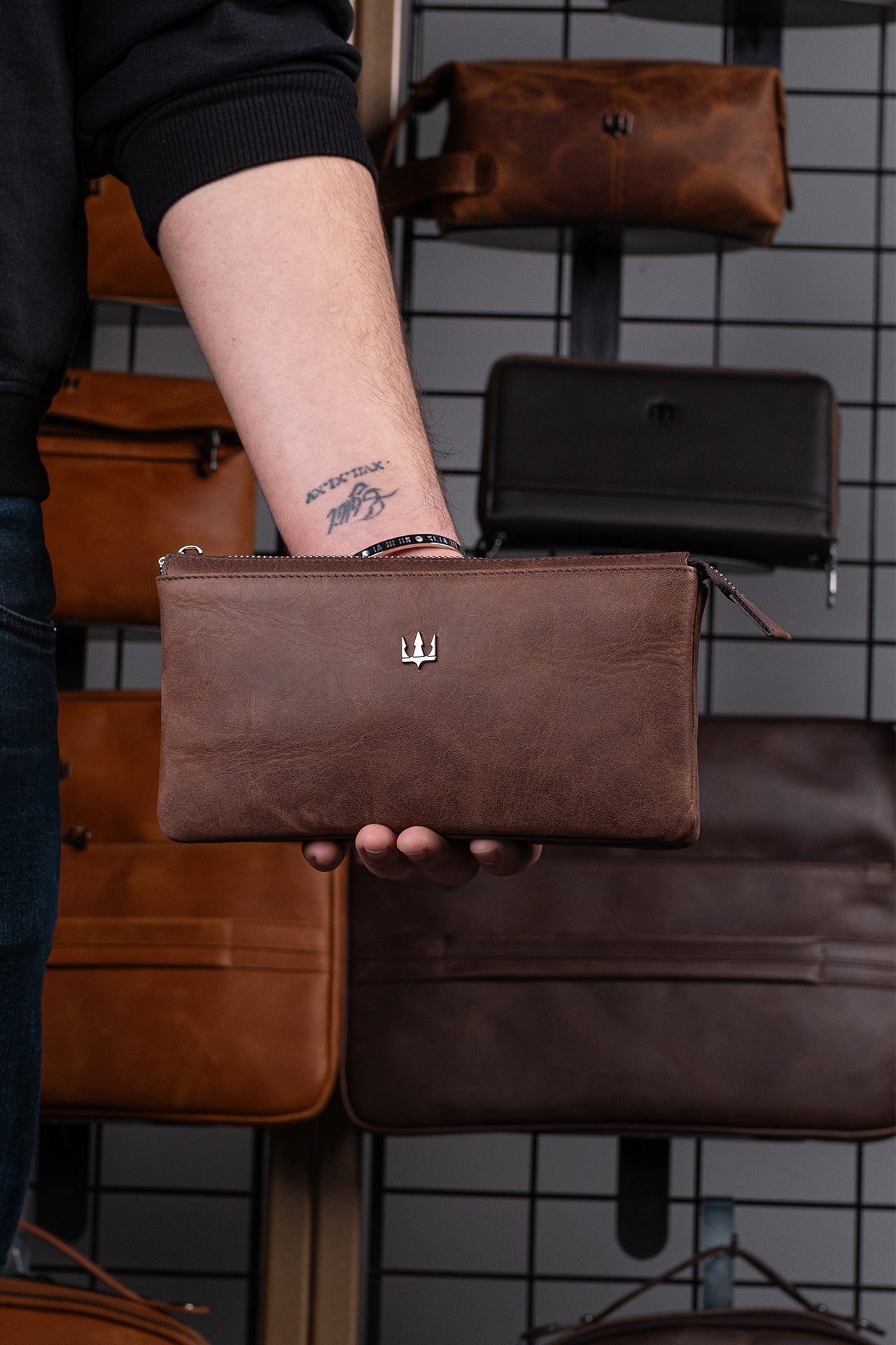 Galata Hakiki Deri El Çantası