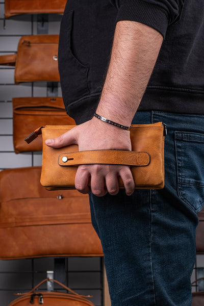 Galata Hakiki Deri El Çantası