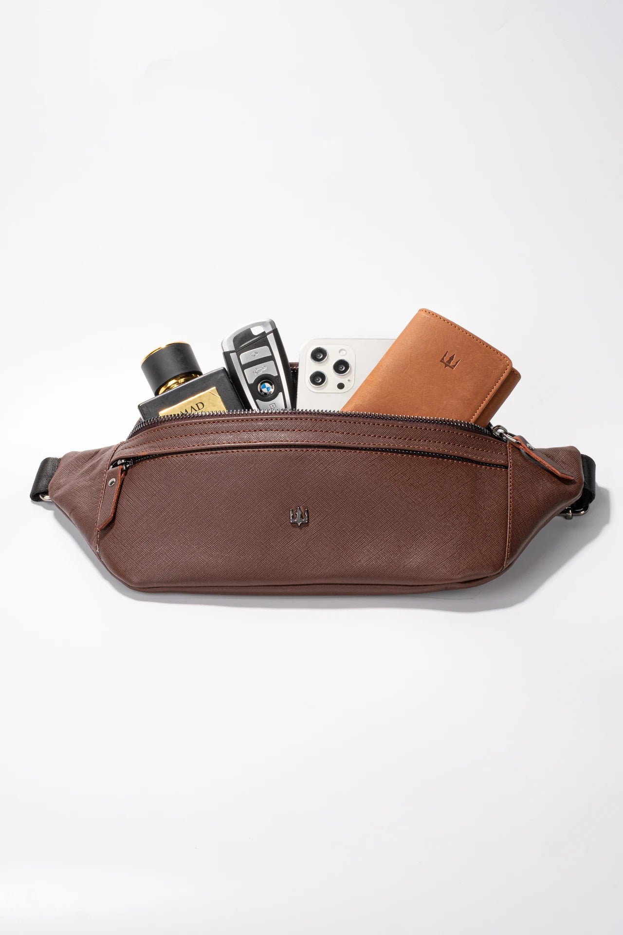 Tudor Hakiki Deri Bel Çantası