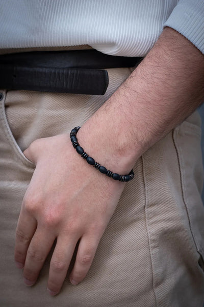 Flat Hematit Bileklik