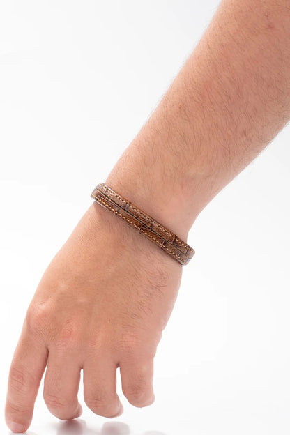 Python Hakiki Deri Bileklik