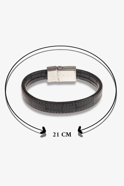 Python Hakiki Deri Bileklik