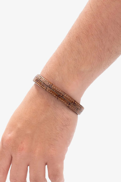 Python Hakiki Deri Bileklik