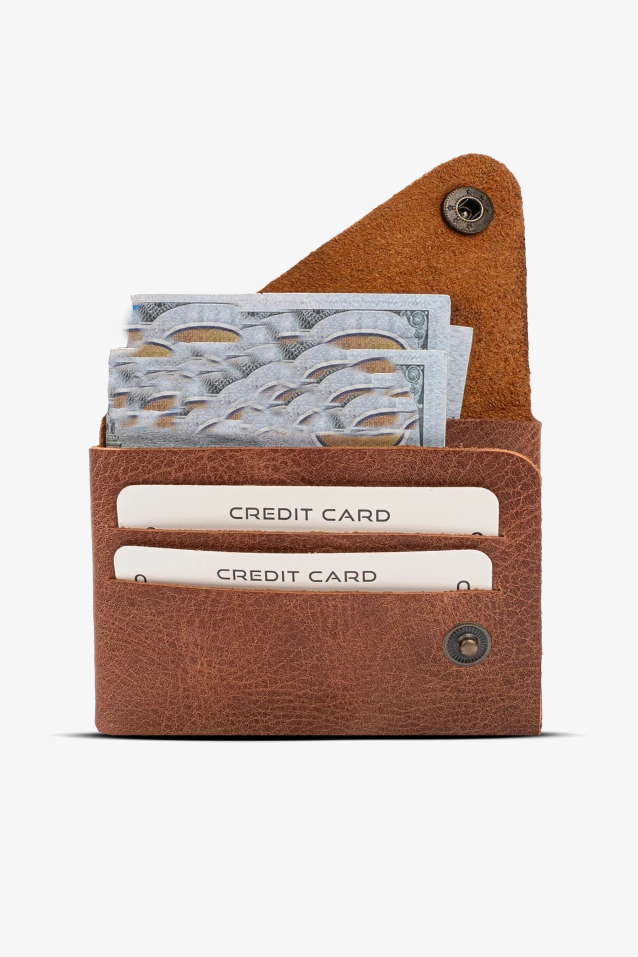 Origami Hakiki Deri Cüzdan