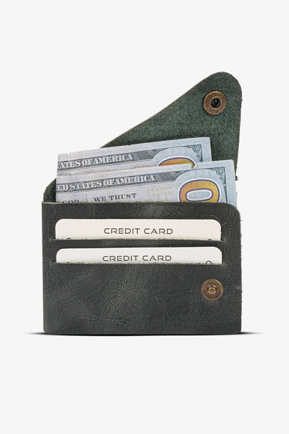 Origami Hakiki Deri Cüzdan