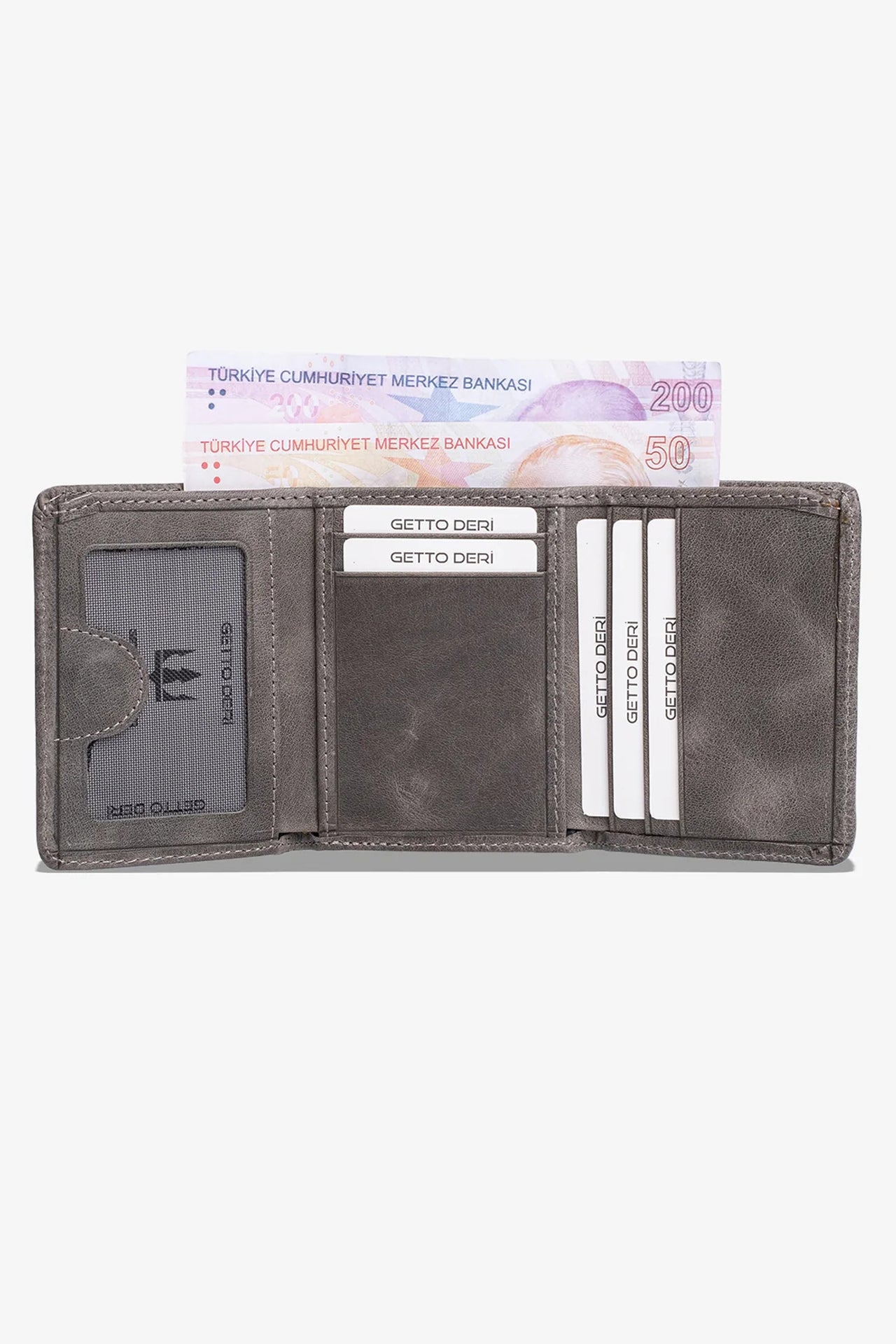 Troya Hakiki Deri Cüzdan