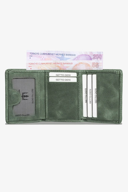 Troya Hakiki Deri Cüzdan
