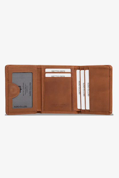 Troya Hakiki Deri Cüzdan