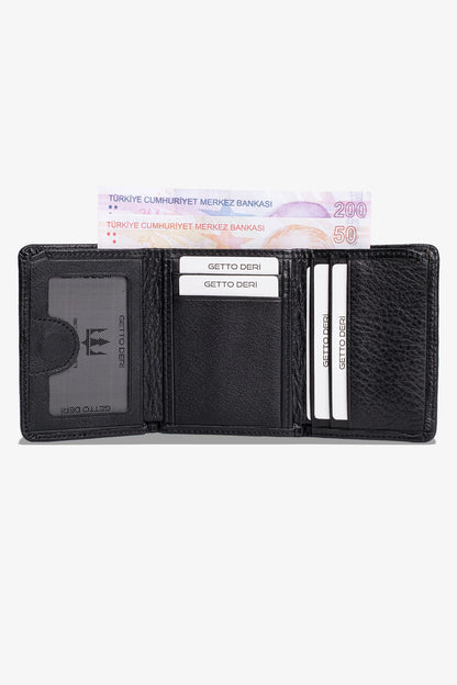 Troya Hakiki Deri Cüzdan