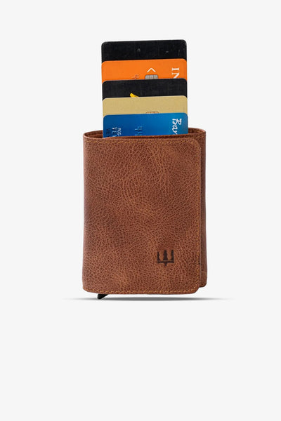 Vibe Mekanizmalı Hakiki Deri Cüzdan