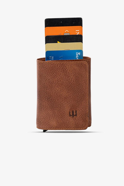 Vibe Mekanizmalı Hakiki Deri Cüzdan