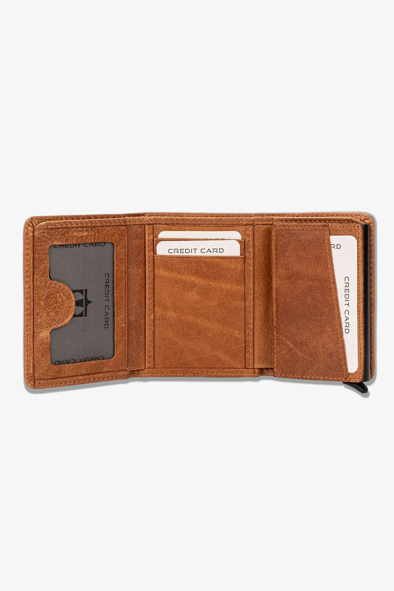 Vibe Mekanizmalı Hakiki Deri Cüzdan