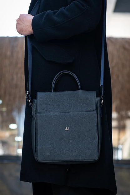 Elegant Hakiki Deri Askılı Çanta