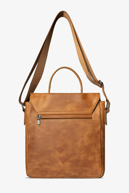 Elegant Hakiki Deri Askılı Çanta