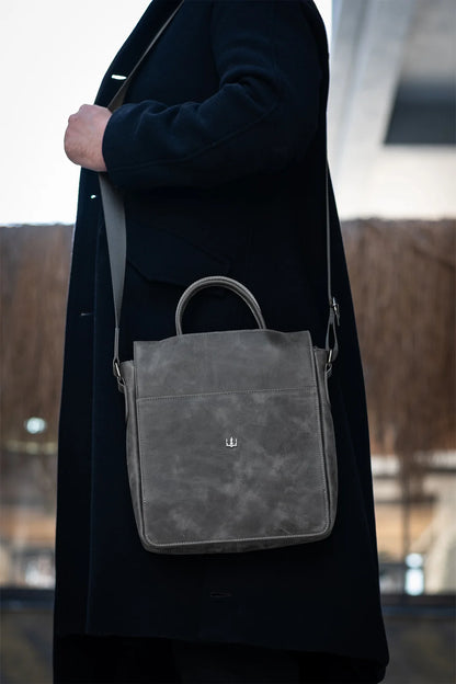 Elegant Hakiki Deri Askılı Çanta