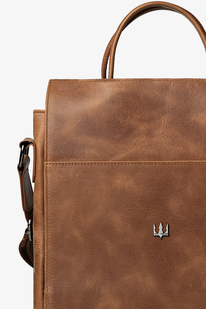 Elegant Hakiki Deri Askılı Çanta