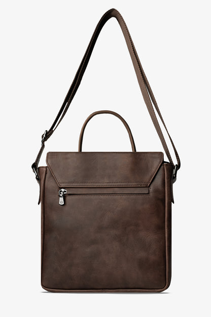 Elegant Hakiki Deri Askılı Çanta