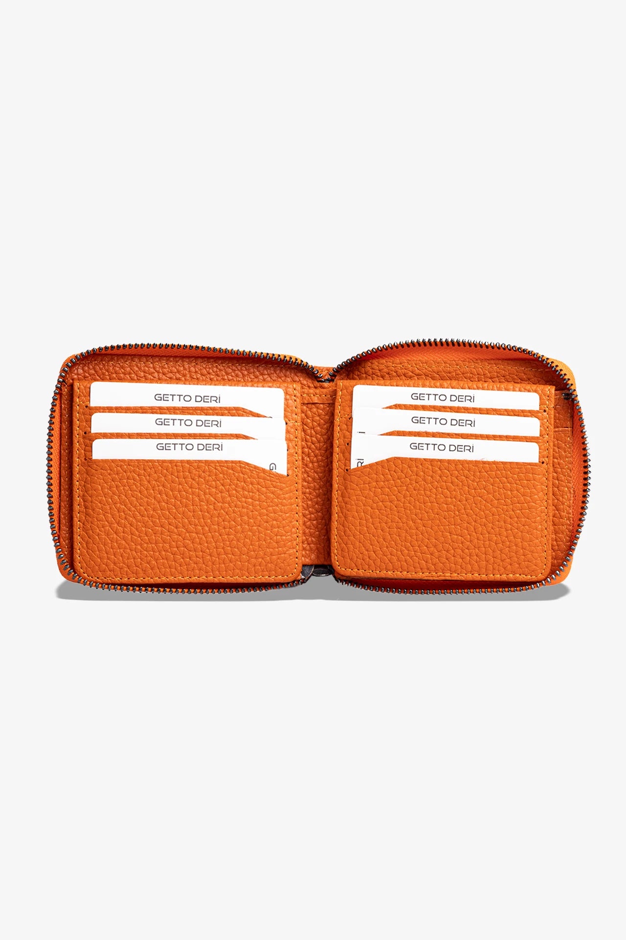 Byanca Hakiki Deri Fermuarlı Cüzdan