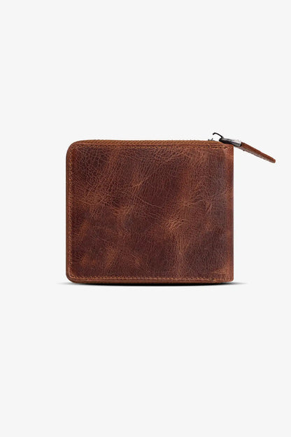 Byanca Hakiki Deri Fermuarlı Cüzdan