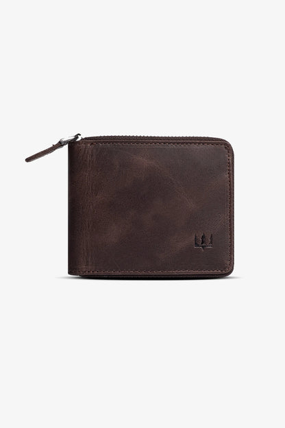 Byanca Hakiki Deri Fermuarlı Cüzdan