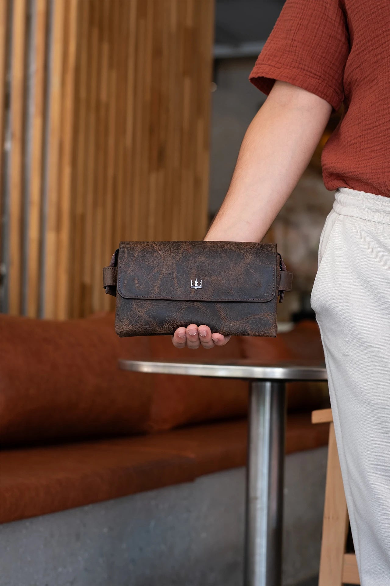 Master Hakiki Deri El Çantası