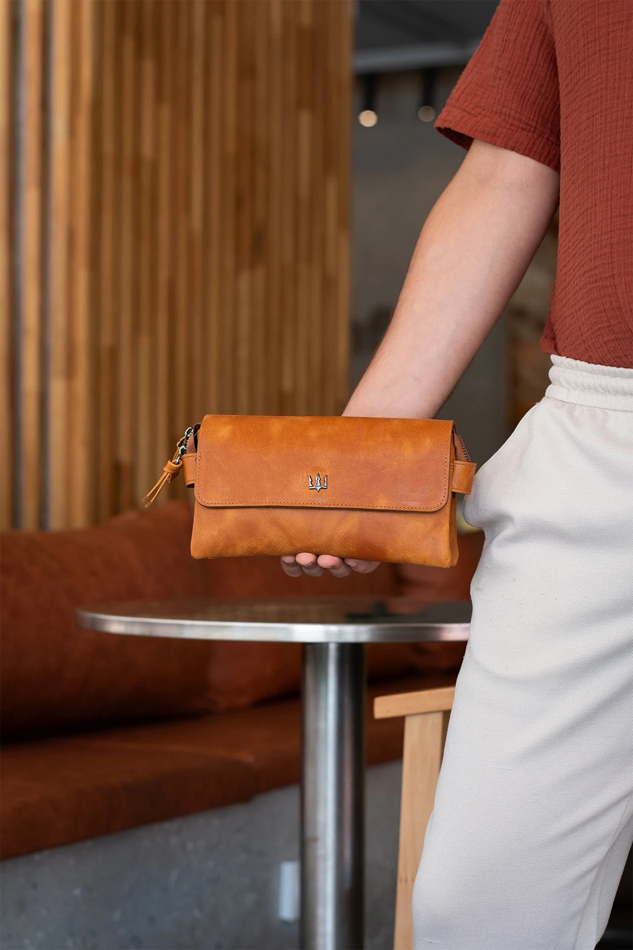 Master Hakiki Deri El Çantası