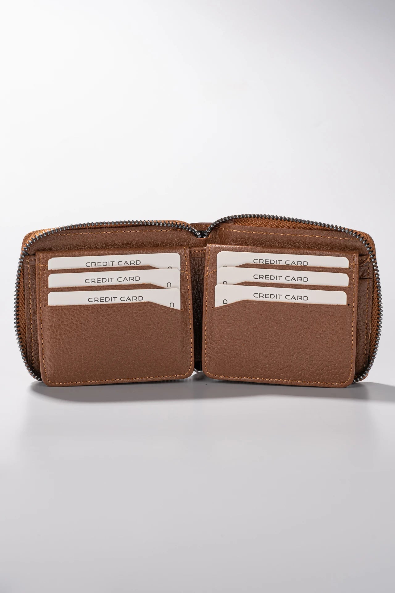 Byanca Hakiki Deri Fermuarlı Cüzdan