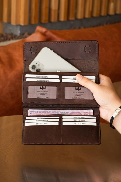 Santa Hakiki Deri Portföy Cüzdan